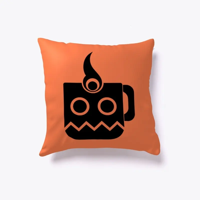 CWTD Throw Pillow Black Logo